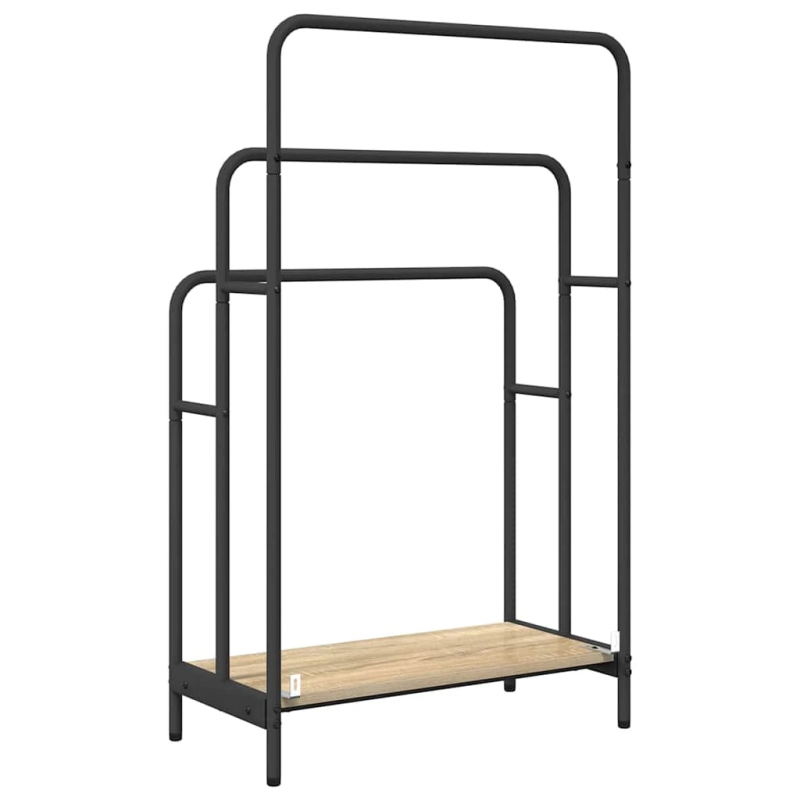 vidaXL Auduma statīvs ar plauktu Sonoma ozols 60 x 30 x 100,5 cm