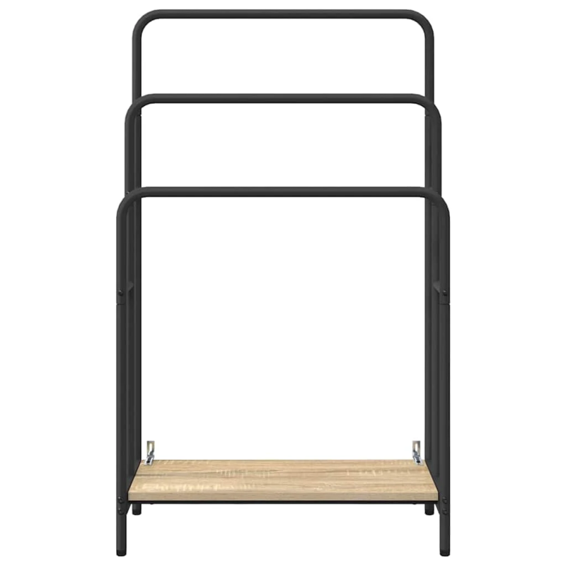 vidaXL Auduma statīvs ar plauktu Sonoma ozols 60 x 30 x 100,5 cm