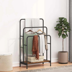 vidaXL Auduma statīvs Vecs koks 60 x 30 x 100,5 cm Inženierijas koks