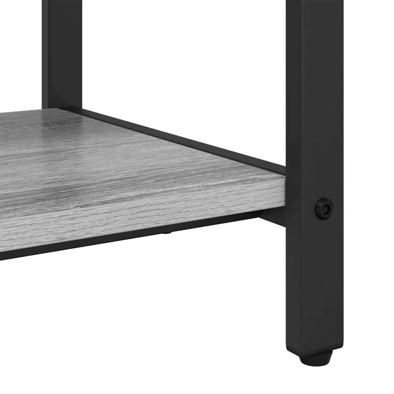 vidaXL Pakaramais Pelēks Sonoma 75 x 34 x 184 cm Inženierijas koks