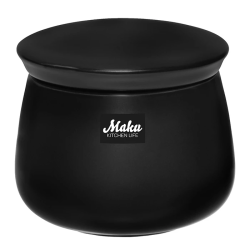 Maku cukura trauks, melns, 200 ml