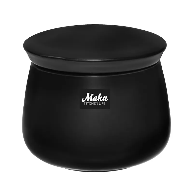 Maku cukura trauks, melns, 200 ml