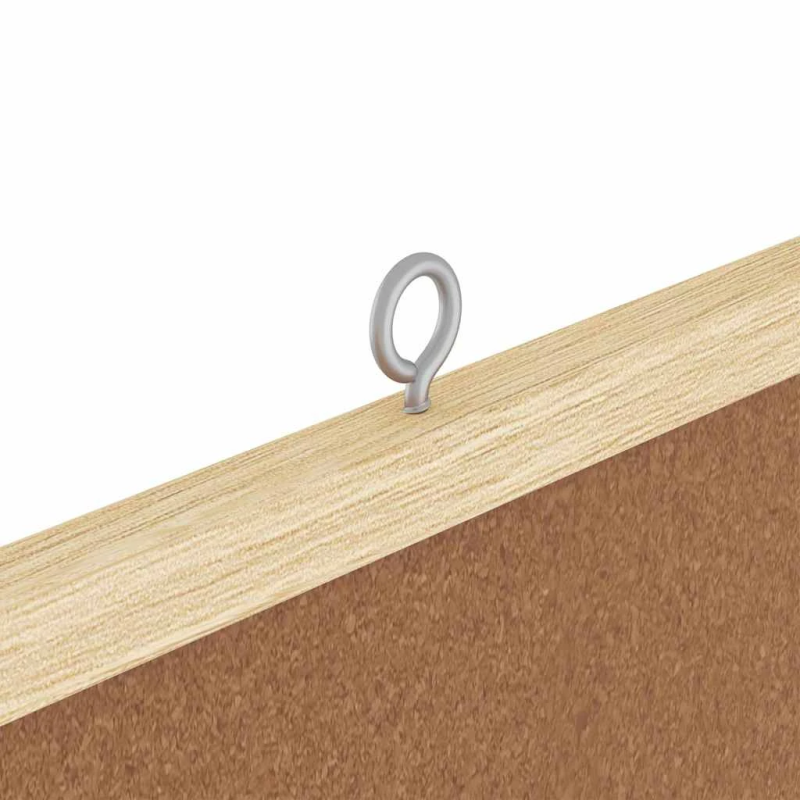 vidaXL Saziņas tāfele Brūna 80 x 80 x 1.4 cm Priedes masīvkoks