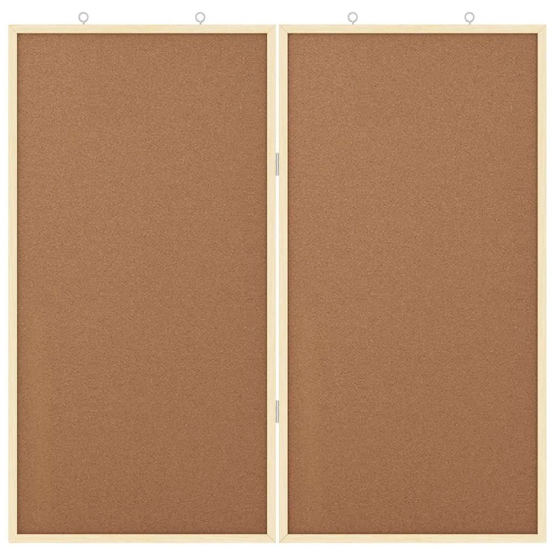 vidaXL Saziņas tāfele Brūna 80 x 80 x 1.4 cm Priedes masīvkoks