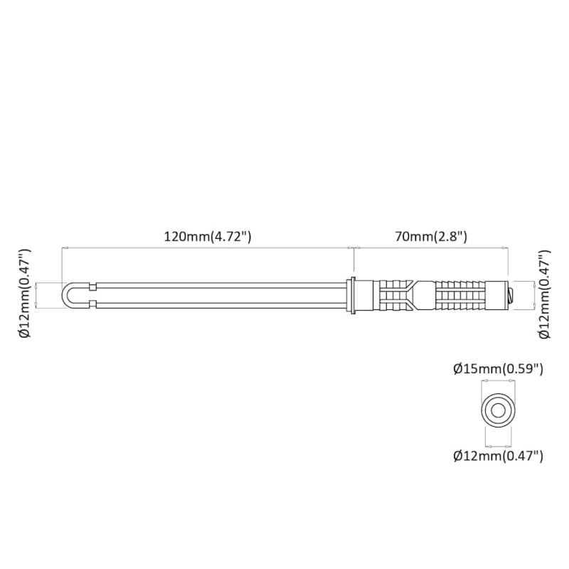 vidaXL Peldējošo plauktu kronšteini 12 pcs Bēša DIA12 x 190 mm Tērauds
