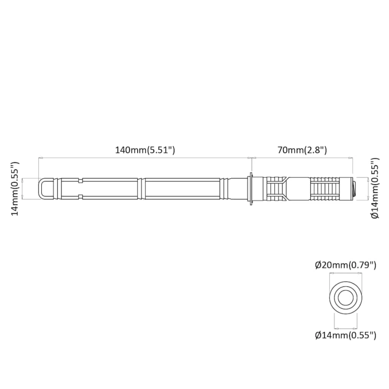 vidaXL Peldējošo plauktu kronšteini 12 pcs Bēša DIA14 x 210 mm Tērauds