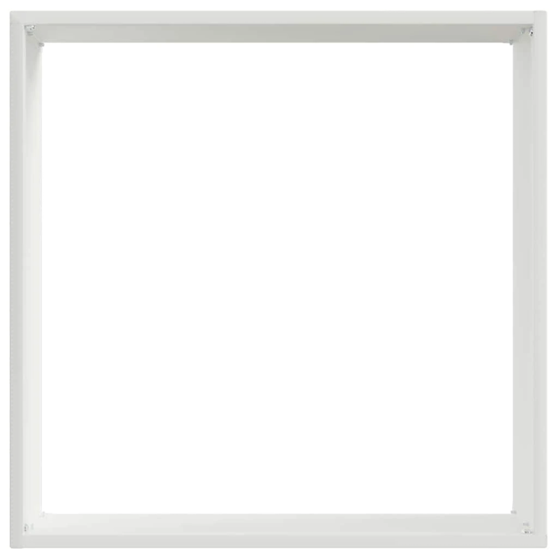 vidaXL Zāliena Apmale Balts 40 x 40 x 13 cm Tērauds