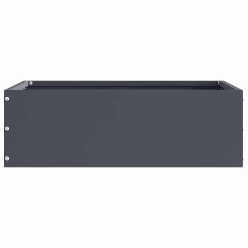 vidaXL Zāliena Apmale 6 pcs Antracīts 40 x 40 x 13 cm Tērauds