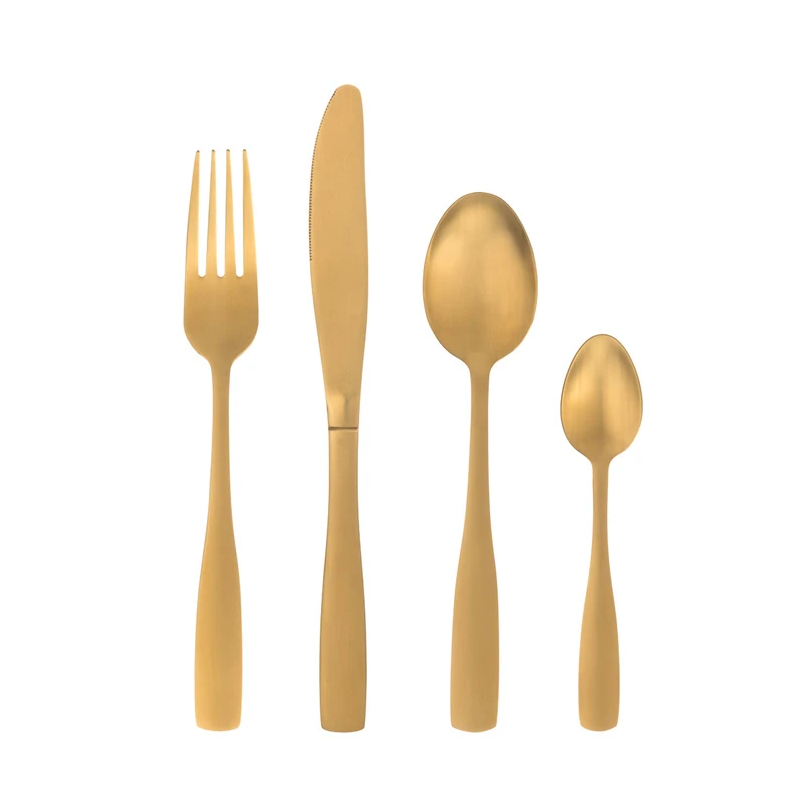 Maku Tableware Set, 16 Pieces, Gold