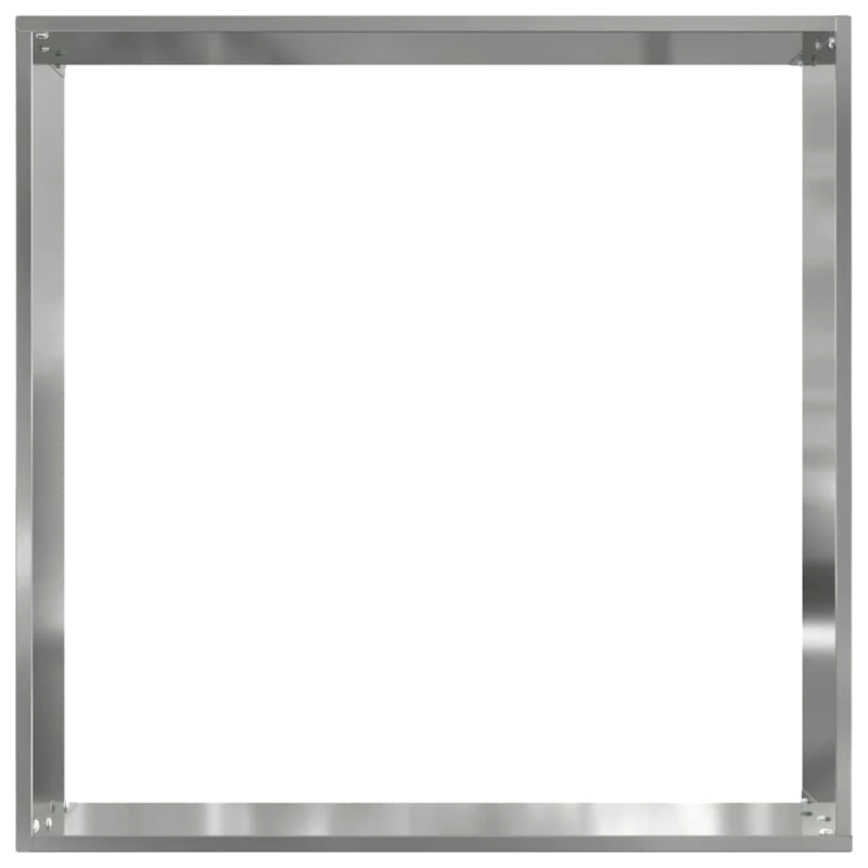 vidaXL Zāliena Apmale Sudraba 50 x 50 x 13 cm Cinkots tērauds