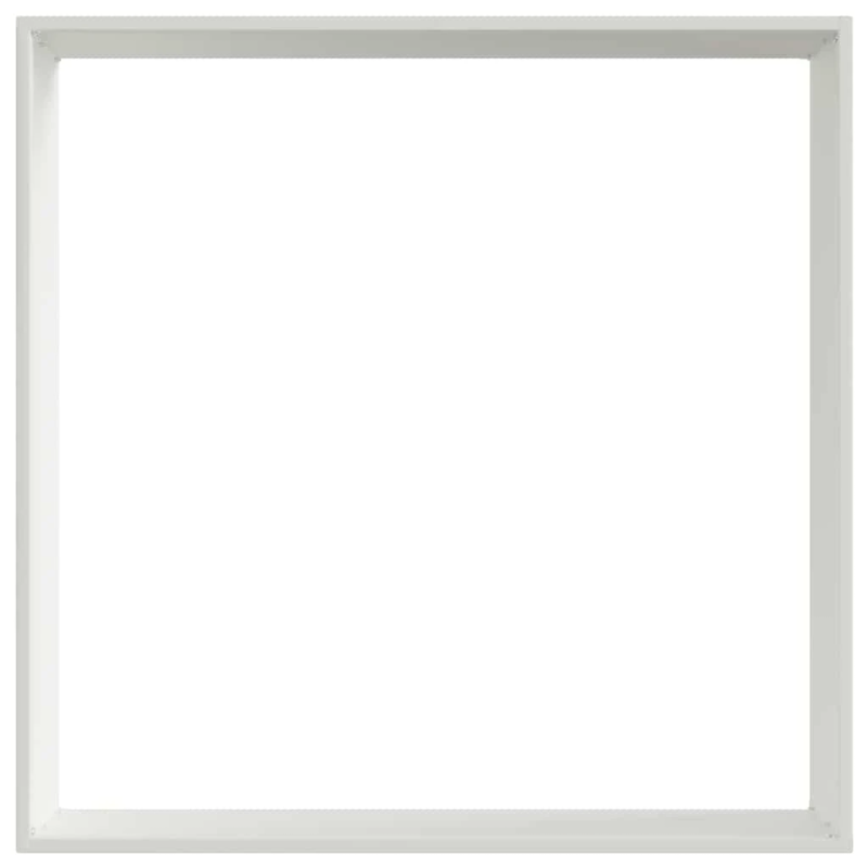 vidaXL Zāliena Apmale Balts 60 x 60 x 13 cm Tērauds