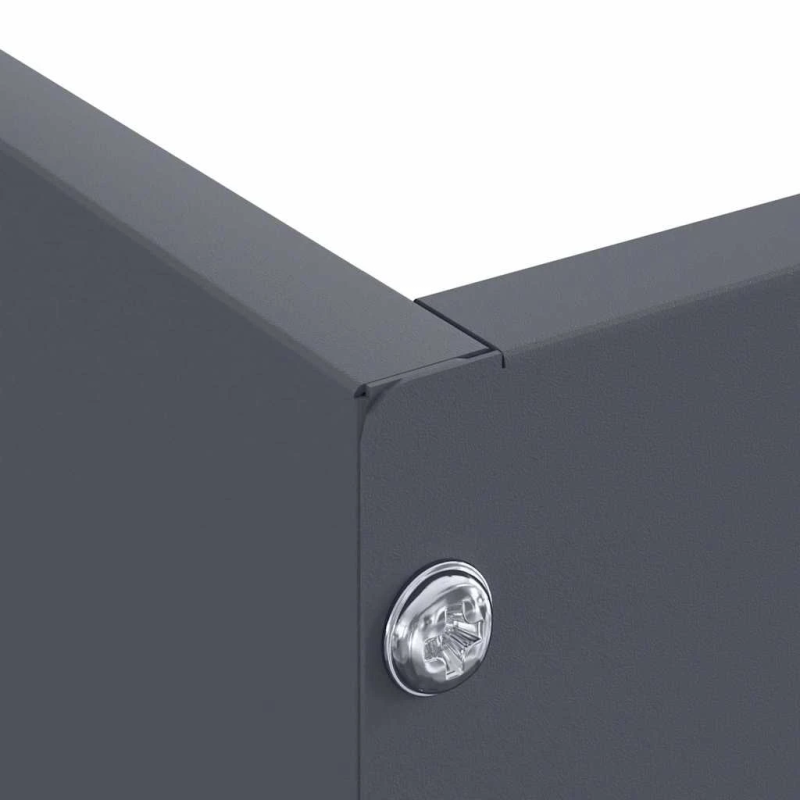 vidaXL Zāliena Apmale Antracīts 60 x 60 x 13 cm Tērauds