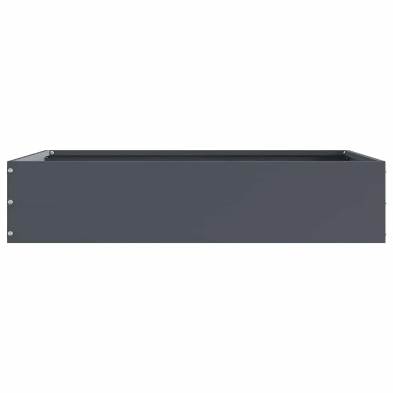 vidaXL Zāliena Apmale 6 pcs Antracīts 60 x 60 x 13 cm Tērauds