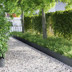 vidaXL Zāliena apmales 20 pcs Antracīts 103 x 0,05 x 22 cm Tērauds