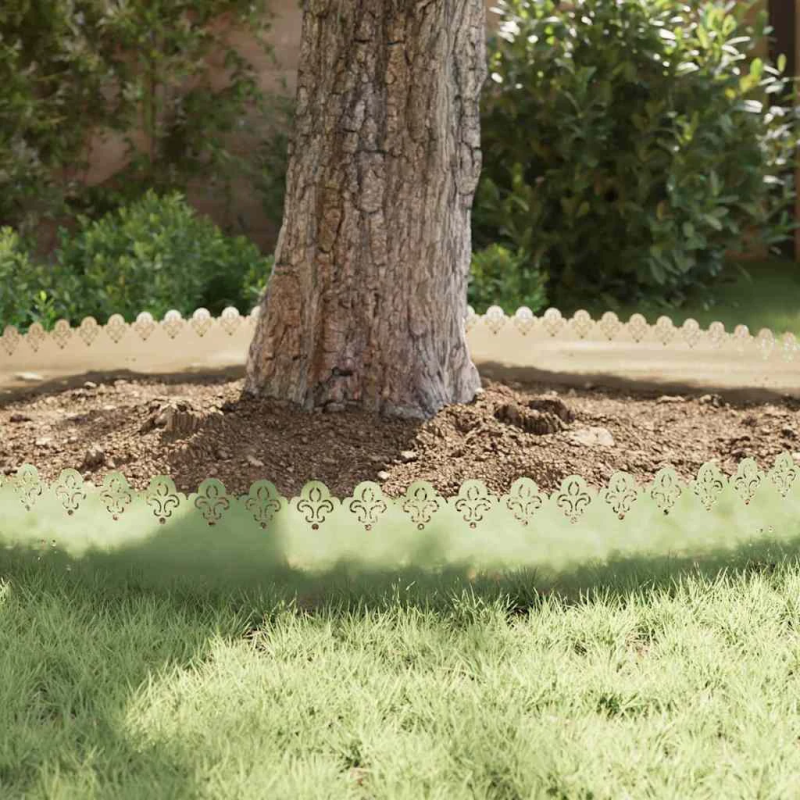 vidaXL Zāliena apmales 30 pcs Sudraba 103 x 0,05 x 22 cm