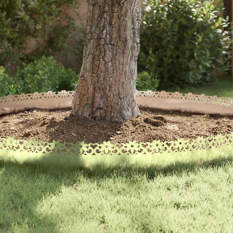 vidaXL Zāliena apmales 20 pcs Sudraba 103 x 0,05 x 22 cm