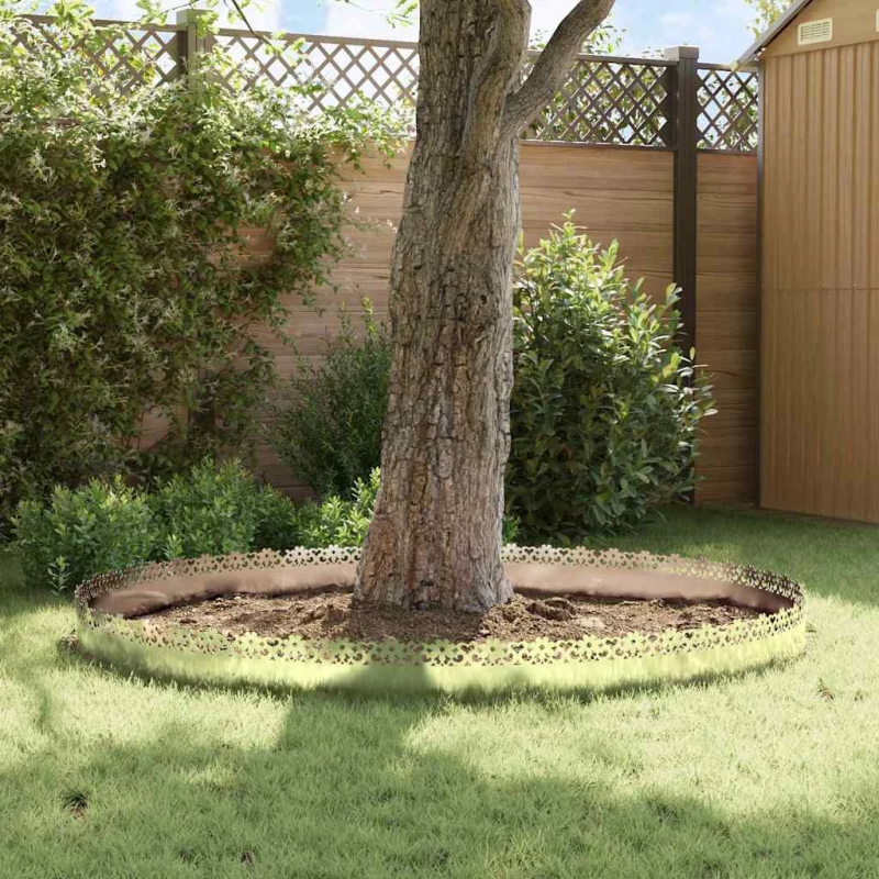 vidaXL Zāliena apmales 30 pcs Sudraba 103 x 0,05 x 22 cm