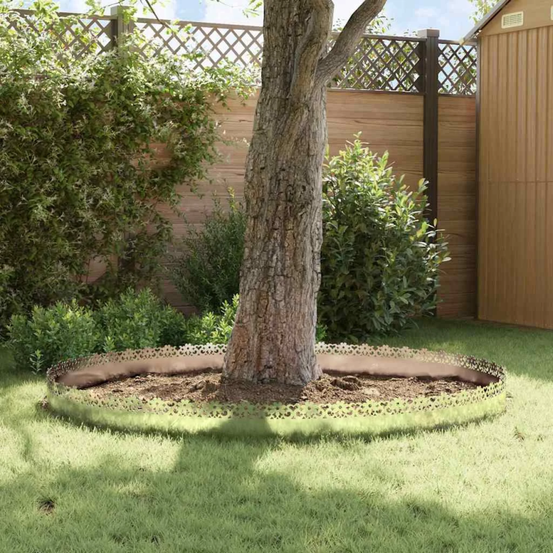 vidaXL Zāliena apmales 10 pcs Sudraba 103 x 0,05 x 22 cm