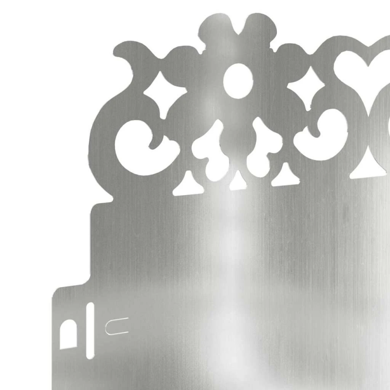 vidaXL Zāliena apmales 30 pcs Sudraba 103 x 0,05 x 22 cm