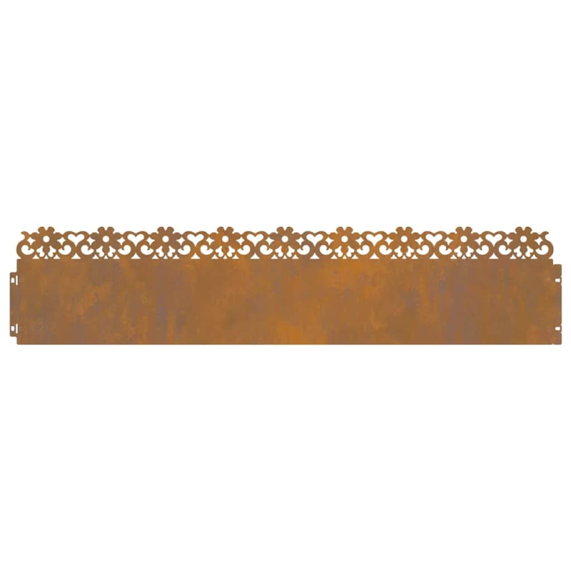 vidaXL Zāliena apmales 10 pcs Rūsa 103 x 0,05 x 22 cm