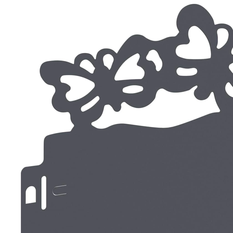 vidaXL Zāliena apmales 30 pcs Antracīts 103 x 0,05 x 22 cm Tērauds