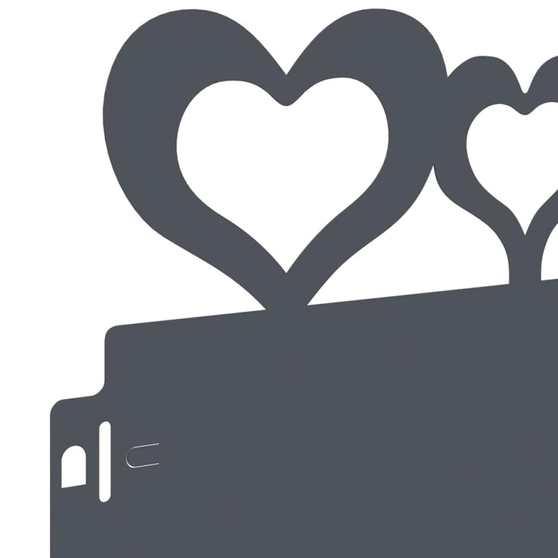 vidaXL Zāliena apmales 30 pcs Antracīts 103 x 0,05 x 22 cm Tērauds