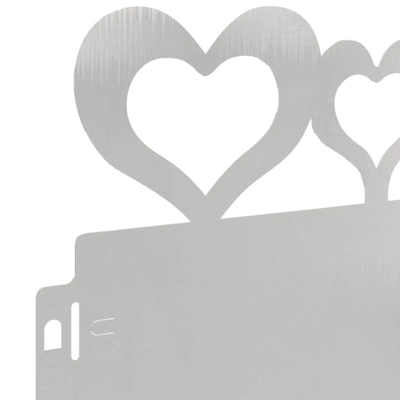 vidaXL Zāliena apmales 20 pcs Sudraba 103 x 0,05 x 22 cm