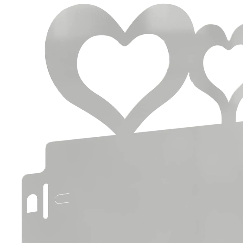 vidaXL Zāliena apmales 20 pcs Sudraba 103 x 0,05 x 22 cm