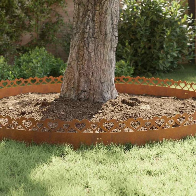 vidaXL Zāliena apmales 20 pcs Rūsa 103 x 0,05 x 22 cm