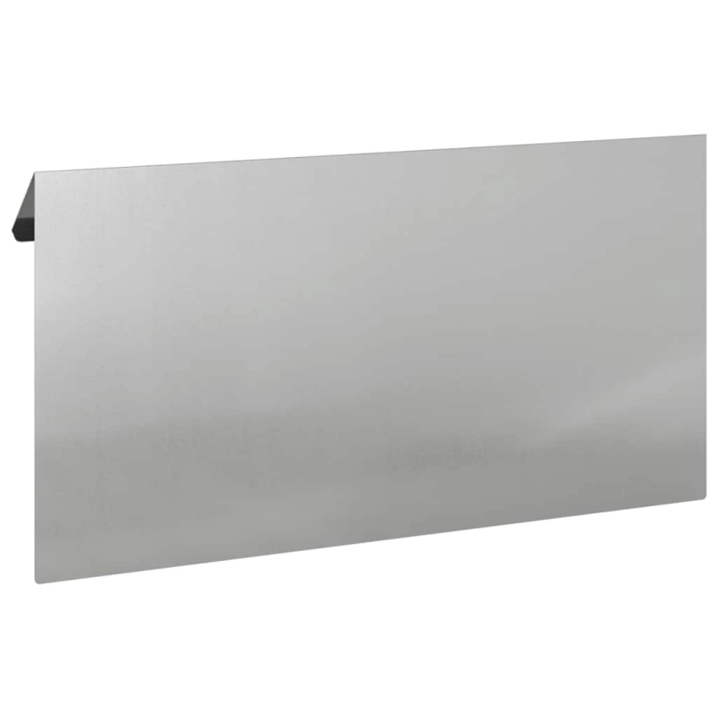 vidaXL Kāpuru žogs Sudraba 50 x 3,5 x 25 cm Cinkots tērauds