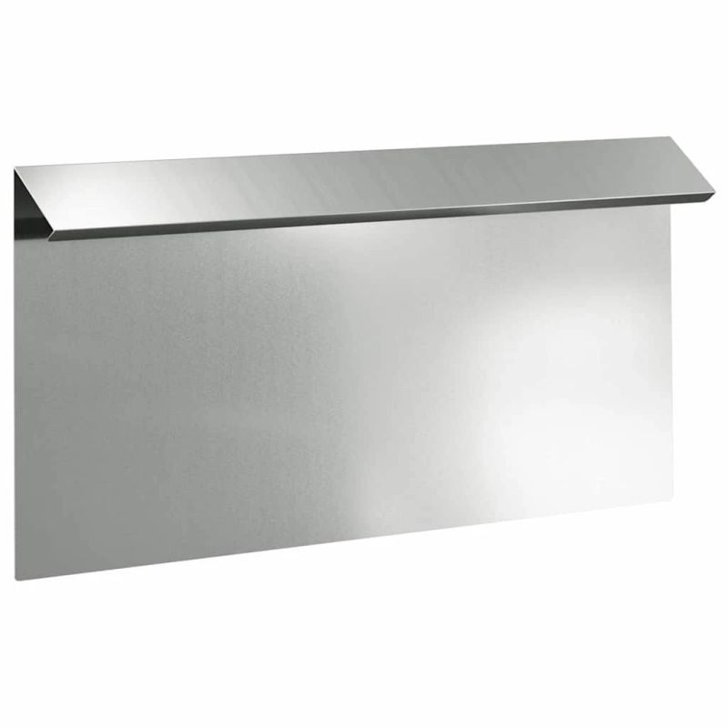 vidaXL Kāpuru žogs 16 pcs Sudraba 50 x 3,5 x 25 cm Cinkots tērauds