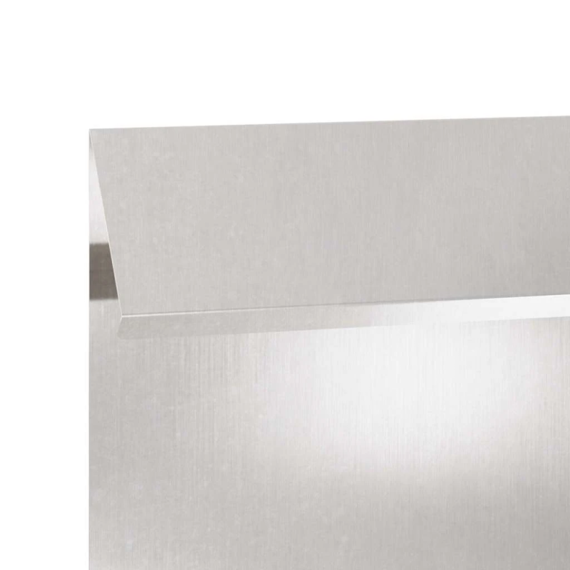 vidaXL Kāpuru žogs Sudraba 100 x 3,5 x 25 cm Nerūsējošs tērauds