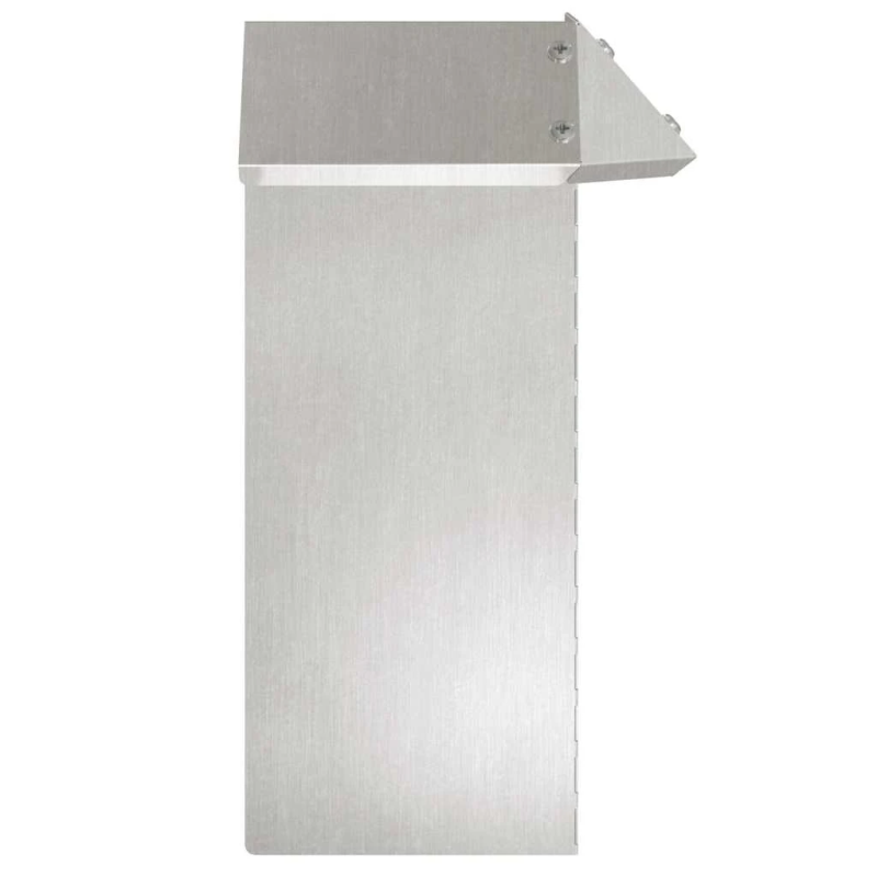 vidaXL Kāpuru žogs Sudraba 13,5 x 13,5 x 25 cm Nerūsējošs tērauds