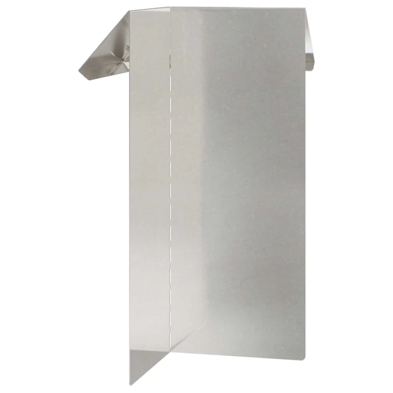 vidaXL Kāpuru žogs 4 pcs Sudraba 13,5 x 13,5 x 25 cm