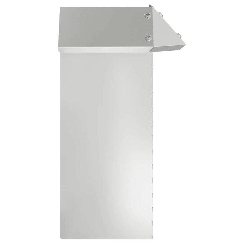 vidaXL Kāpuru žogs 4 pcs Sudraba 13,5 x 13,5 x 25 cm Cinkots tērauds