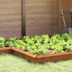 vidaXL Kāpuru žogs Rūsa 13,5 x 13,5 x 25 cm Novecināts tērauds