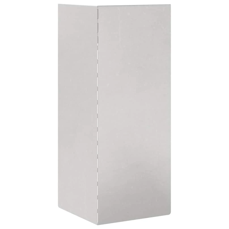 vidaXL Kāpuru žogs 4 pcs Sudraba 10 x 10 x 25 cm Nerūsējošs tērauds