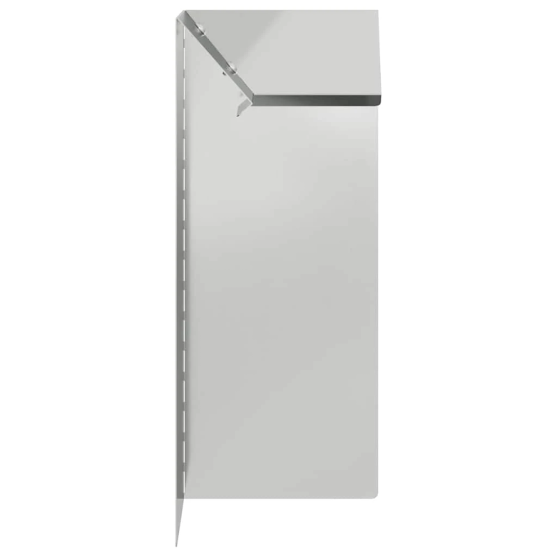 vidaXL Kāpuru žogs Sudraba 10 x 10 x 25 cm Cinkots tērauds