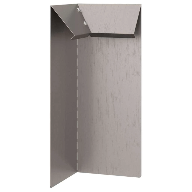 vidaXL Kāpuru žogs 4 pcs Rūsa 10 x 10 x 25 cm Novecināts tērauds