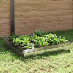 vidaXL Gliemežu sētas 8 pcs Sudraba Nerūsējošs tērauds