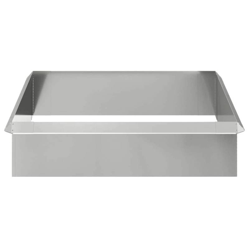 vidaXL Gliemežu sētas 8 pcs Sudraba Cinkots tērauds