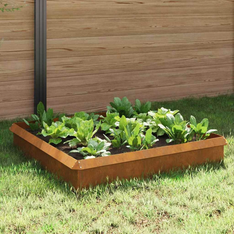 vidaXL Gliemežu sētas 8 pcs Rūsa Novecināts tērauds