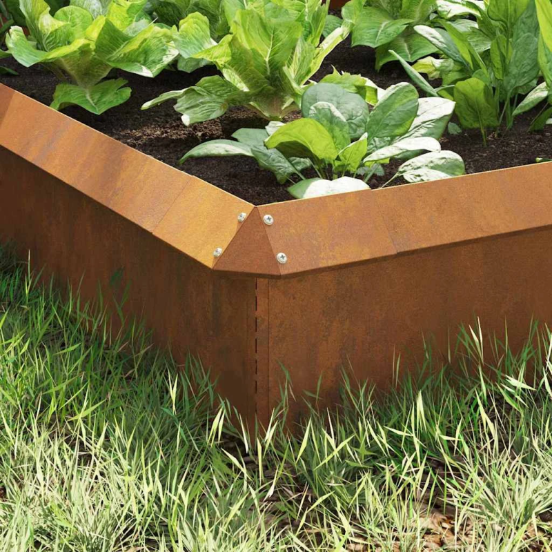 vidaXL Gliemežu sētas 8 pcs Rūsa Novecināts tērauds