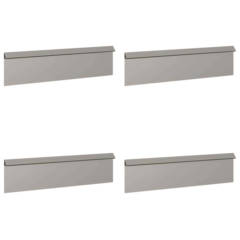 vidaXL Gliemežu sētas 8 pcs Rūsa Novecināts tērauds