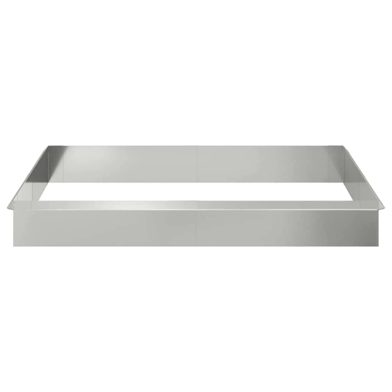 vidaXL Gliemežu sētas 12 pcs Sudraba Cinkots tērauds