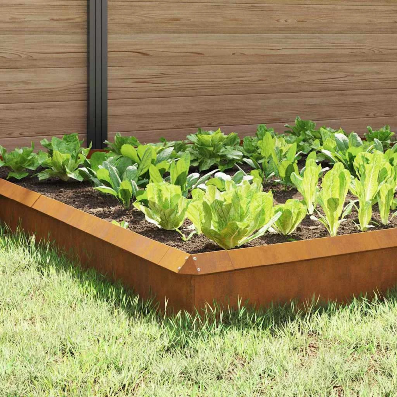 vidaXL Gliemežu sētas 12 pcs Rūsa Novecināts tērauds