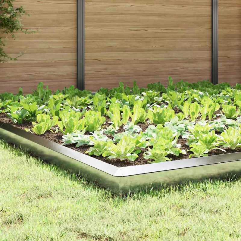 vidaXL Gliemežu sētas 20 pcs Sudraba Nerūsējošs tērauds