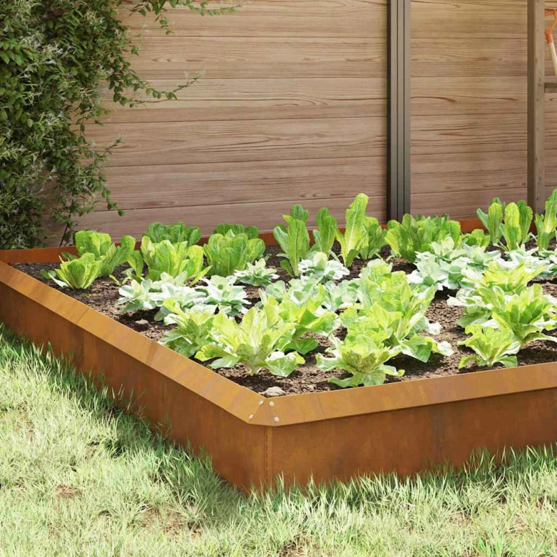 vidaXL Gliemežu sētas 16 pcs Rūsa Novecināts tērauds