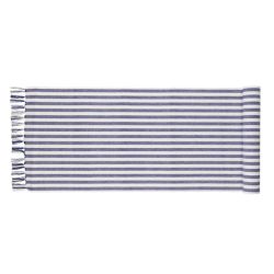 Galda sedziņa zila ar baltu 45x33cm