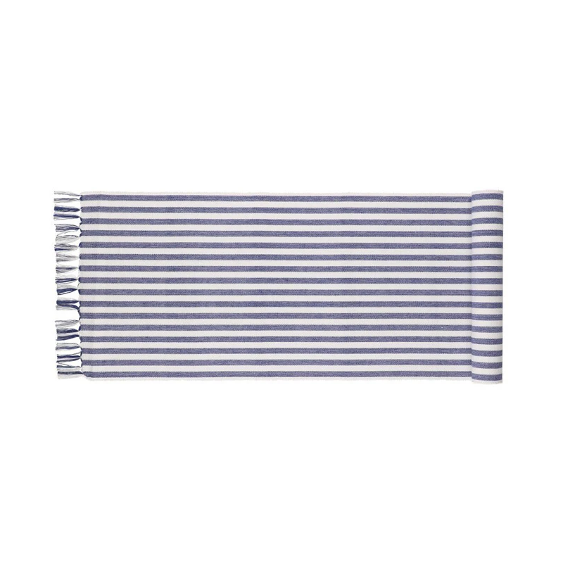 Galda sedziņa zila ar baltu 45x33cm